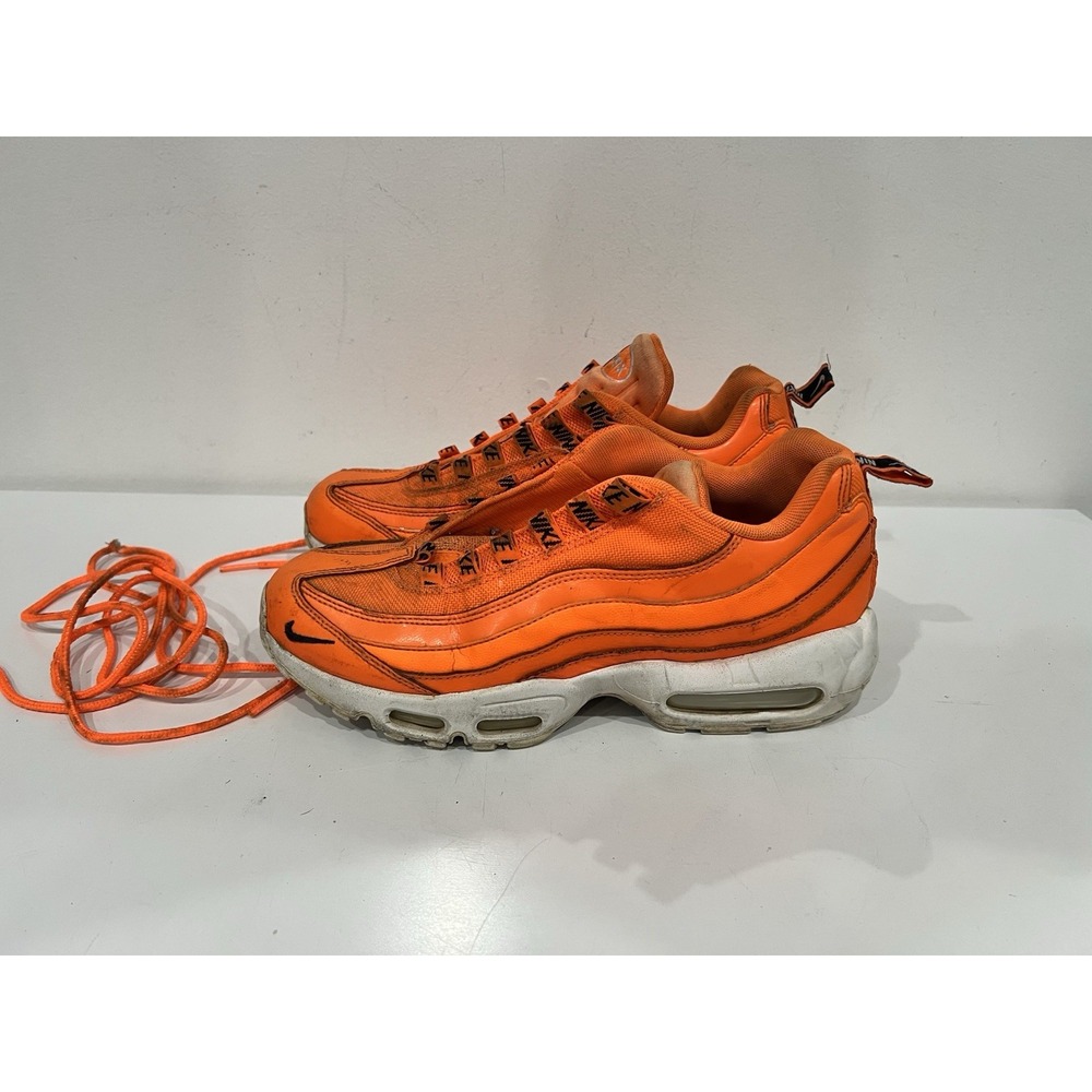 Size 8- Nike Air Max 95 Premium Overbranded Orange